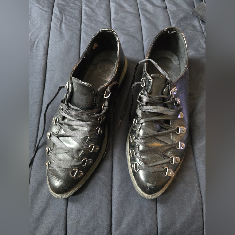 TUK Corset Lace Flats - Picture 2 of 9